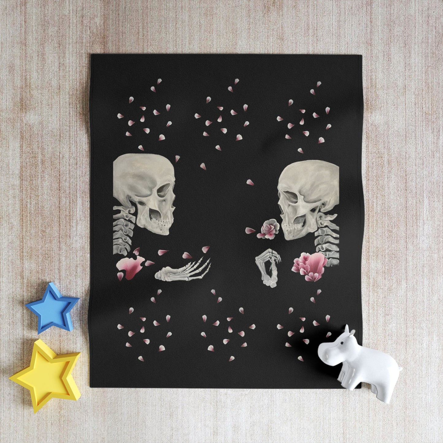 Skull Blanket Give and Receive Throw