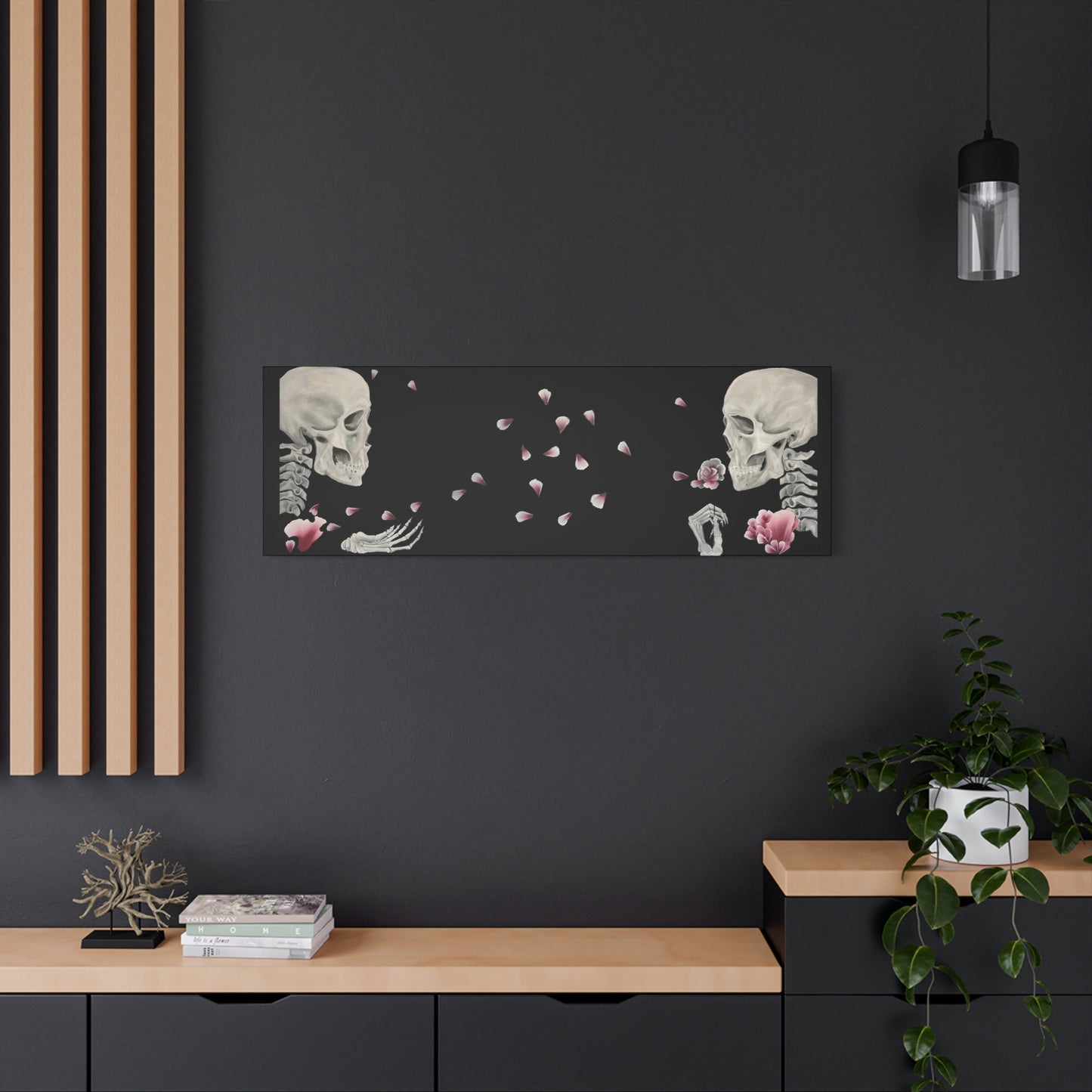 Skull Canvas Print Give and Receive
