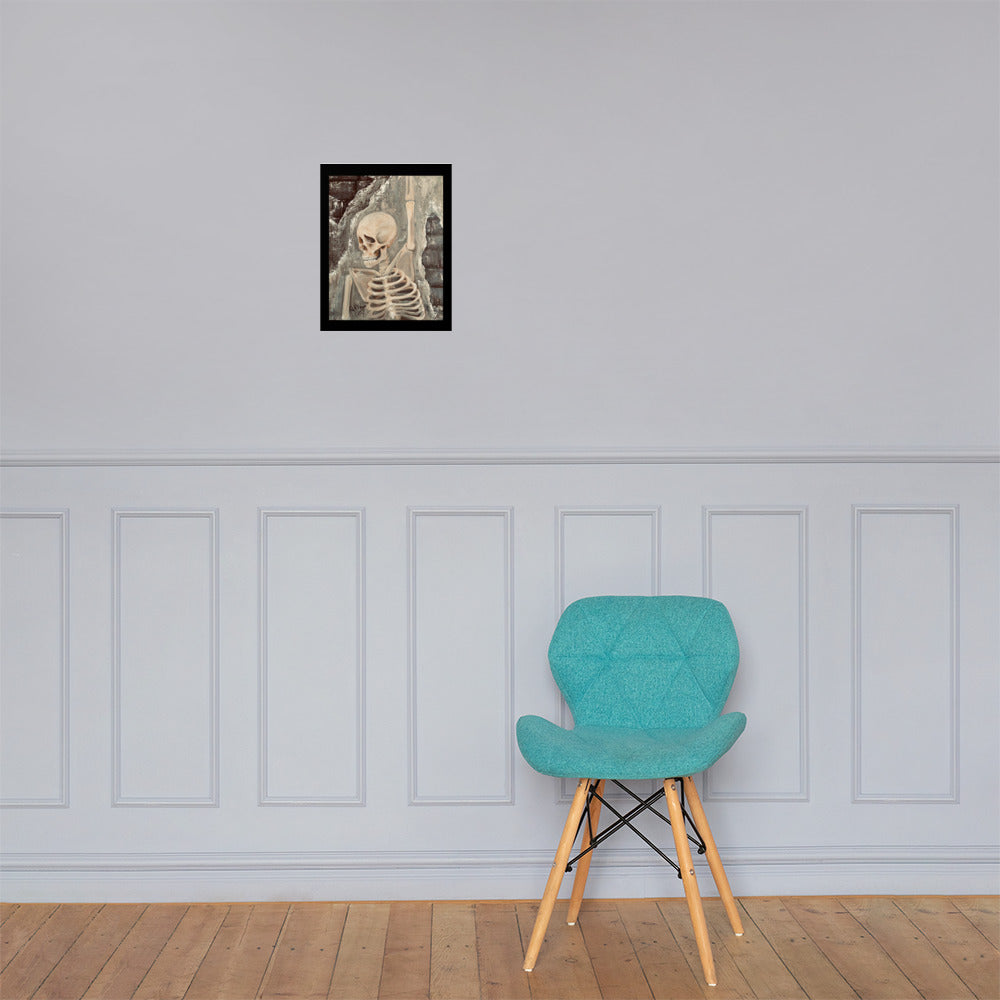 Skull Poster Hang In There