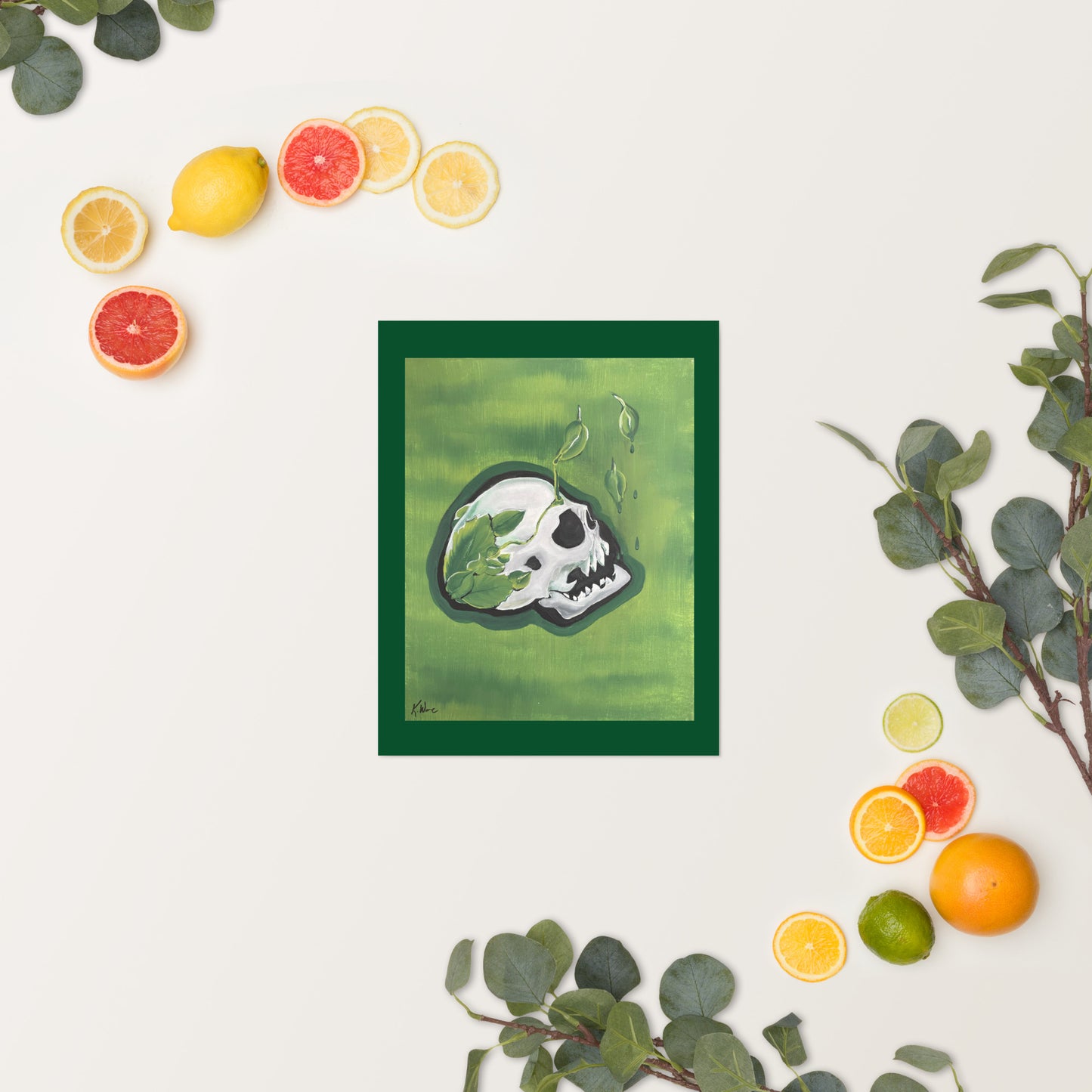 Skull Poster The Nutritionist