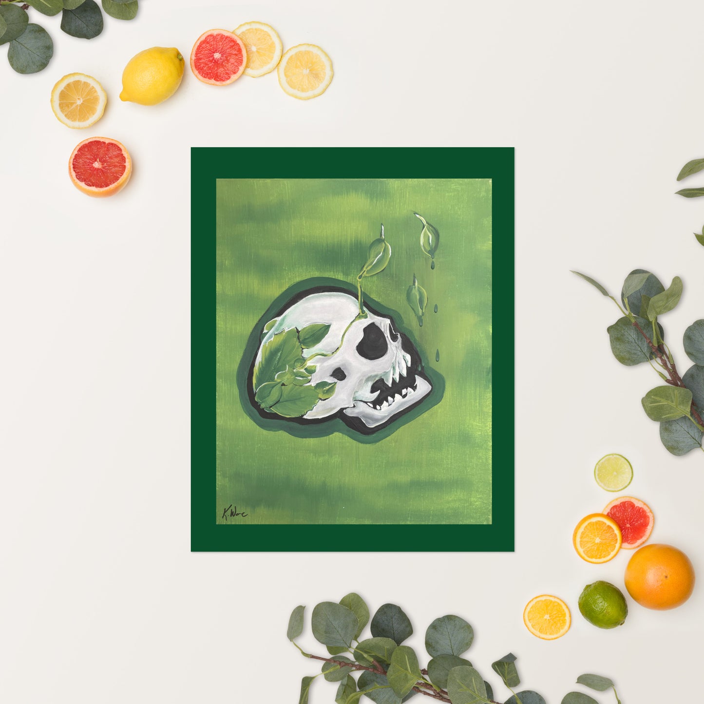 Skull Poster The Nutritionist