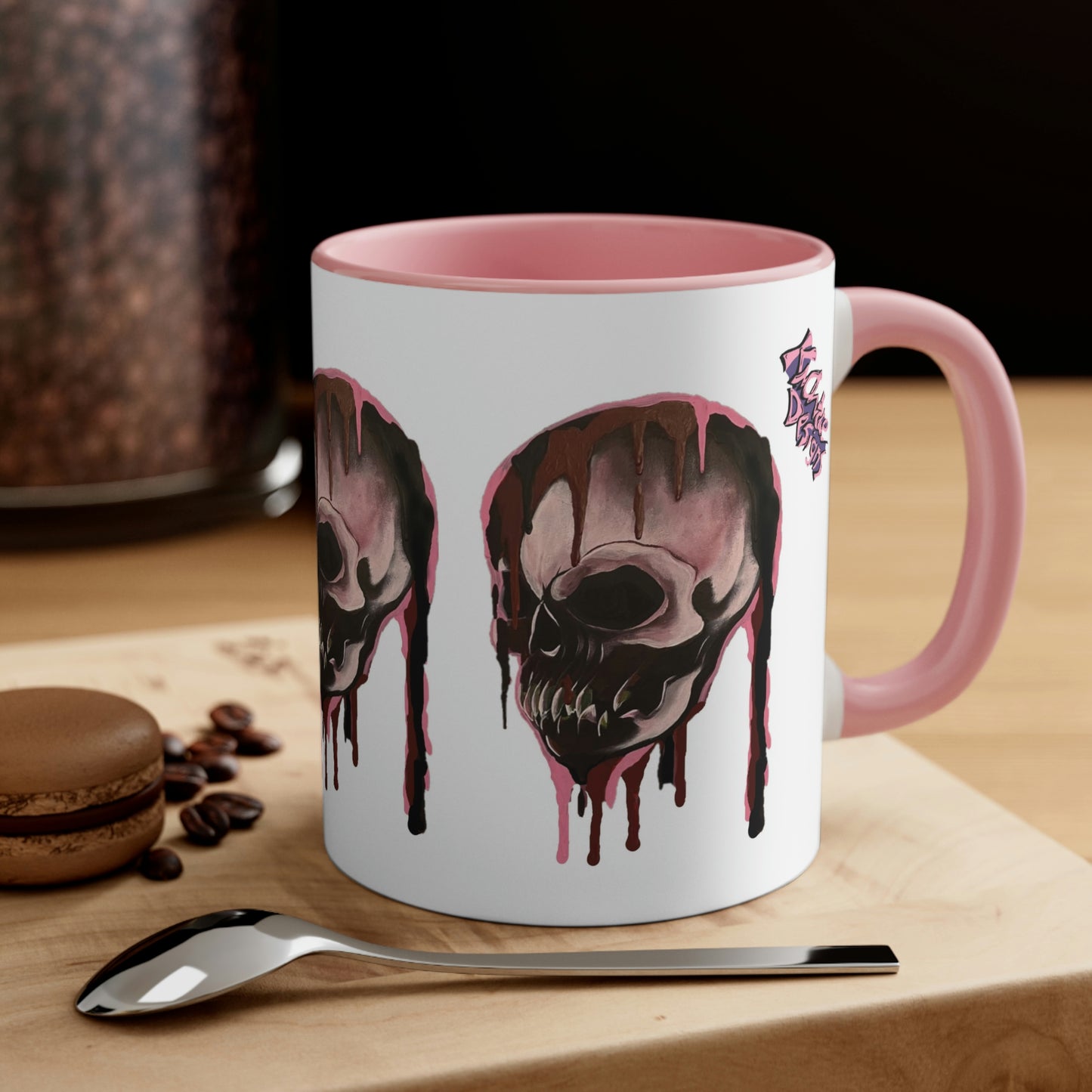 Skull Mug Pink Lady