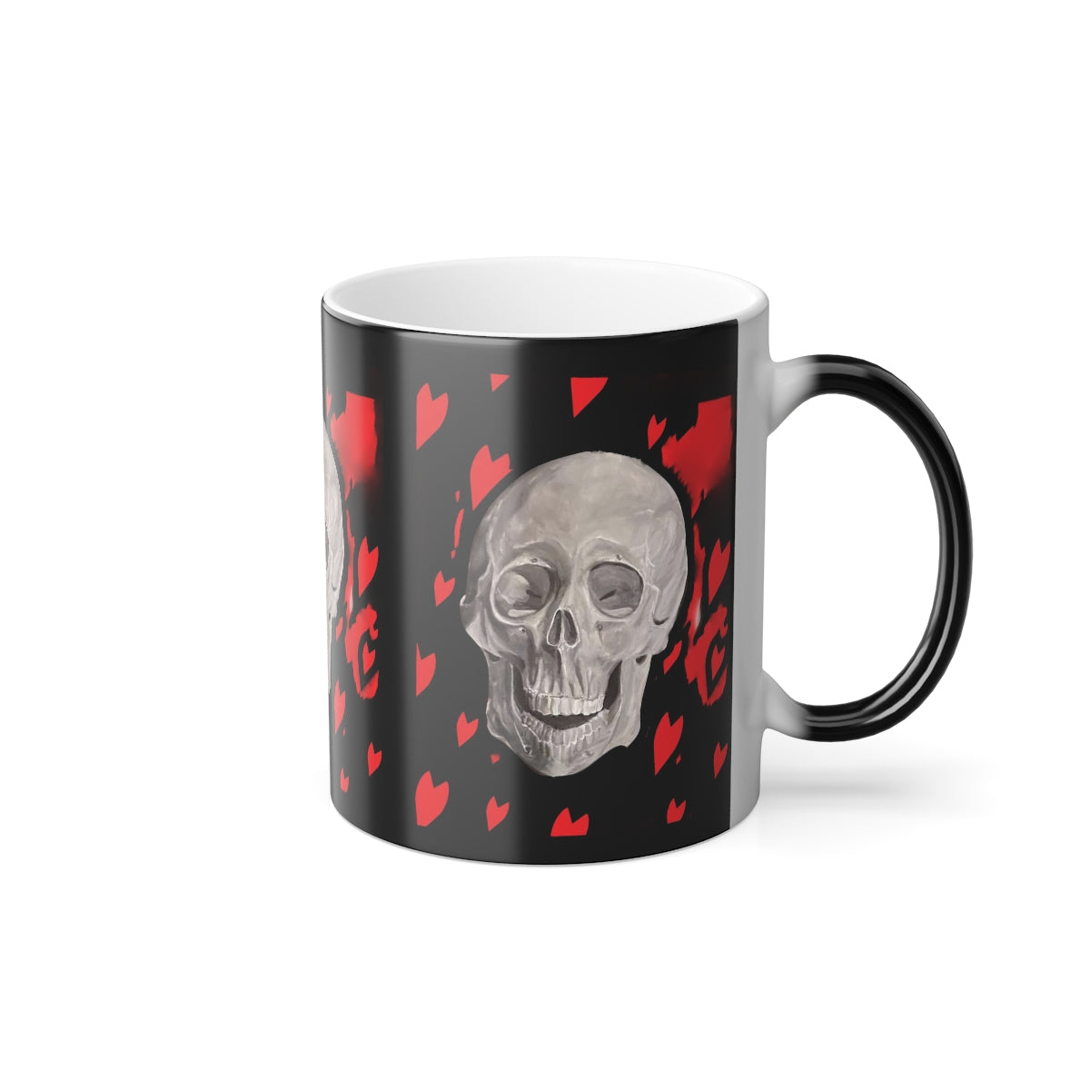 Skull Mug 11oz Color Morphing Happy