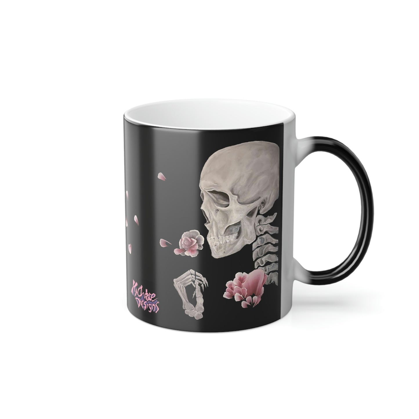 Skull Colour Morphing Mug Give and Receive