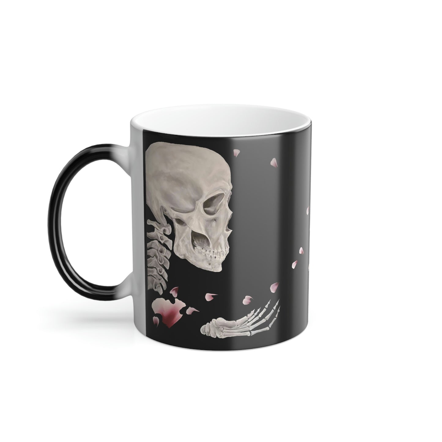 Skull Colour Morphing Mug Give and Receive