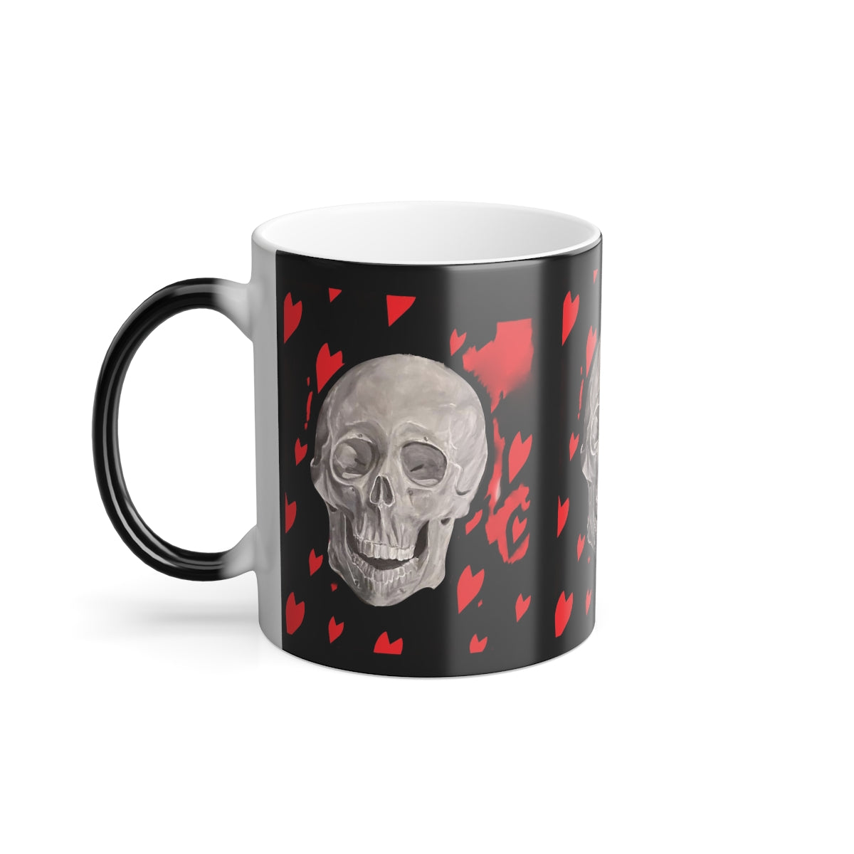 Skull Mug 11oz Color Morphing Happy