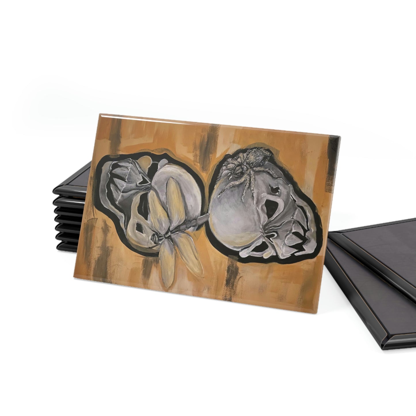 Skulls Magnet, Rectangle (1 pcs) Cheeky Buggers