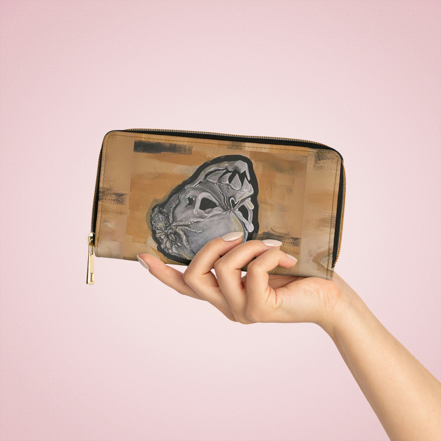 Skull Wallet Zipper Purse Cheeky Buggers