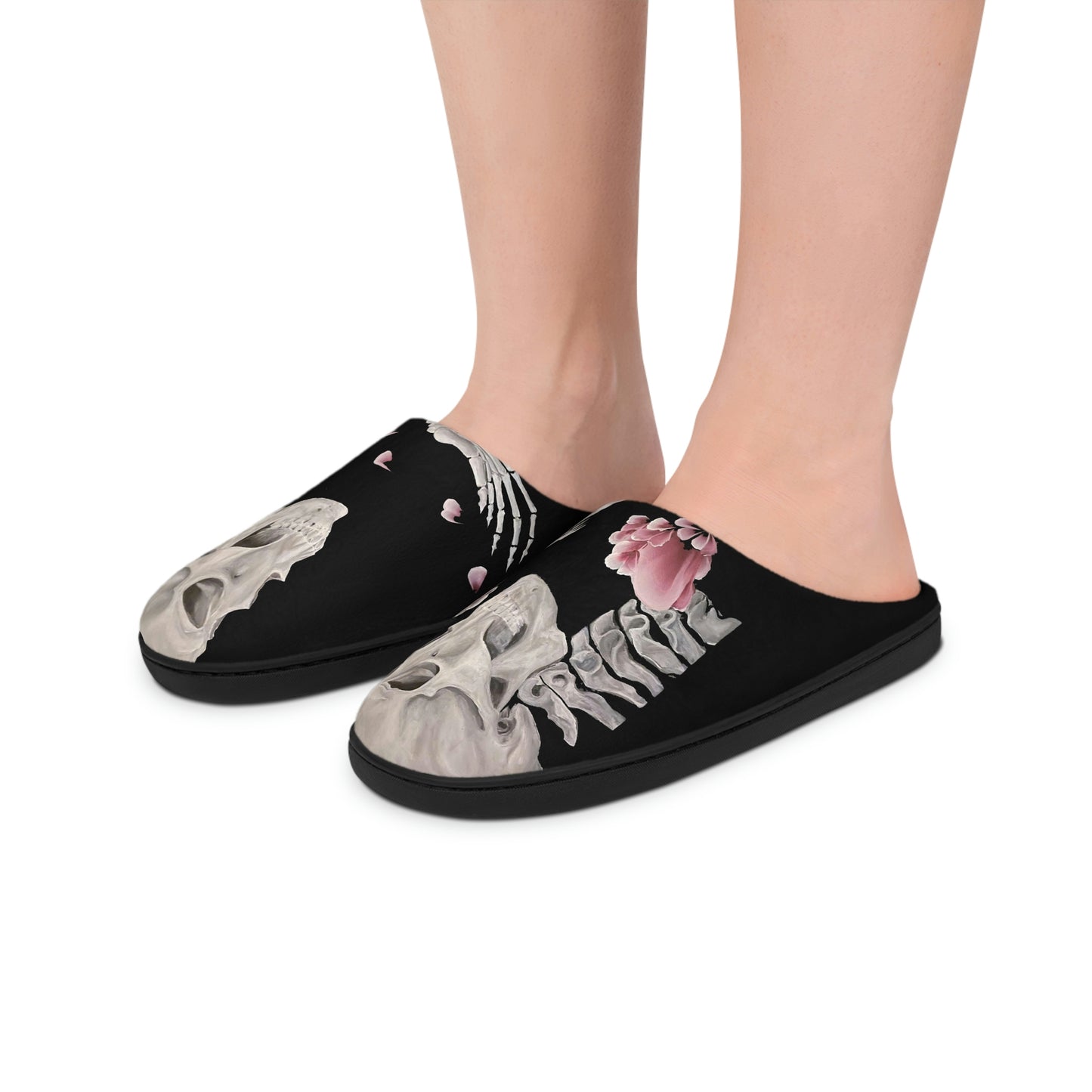 Women's Indoor Skull Slippers