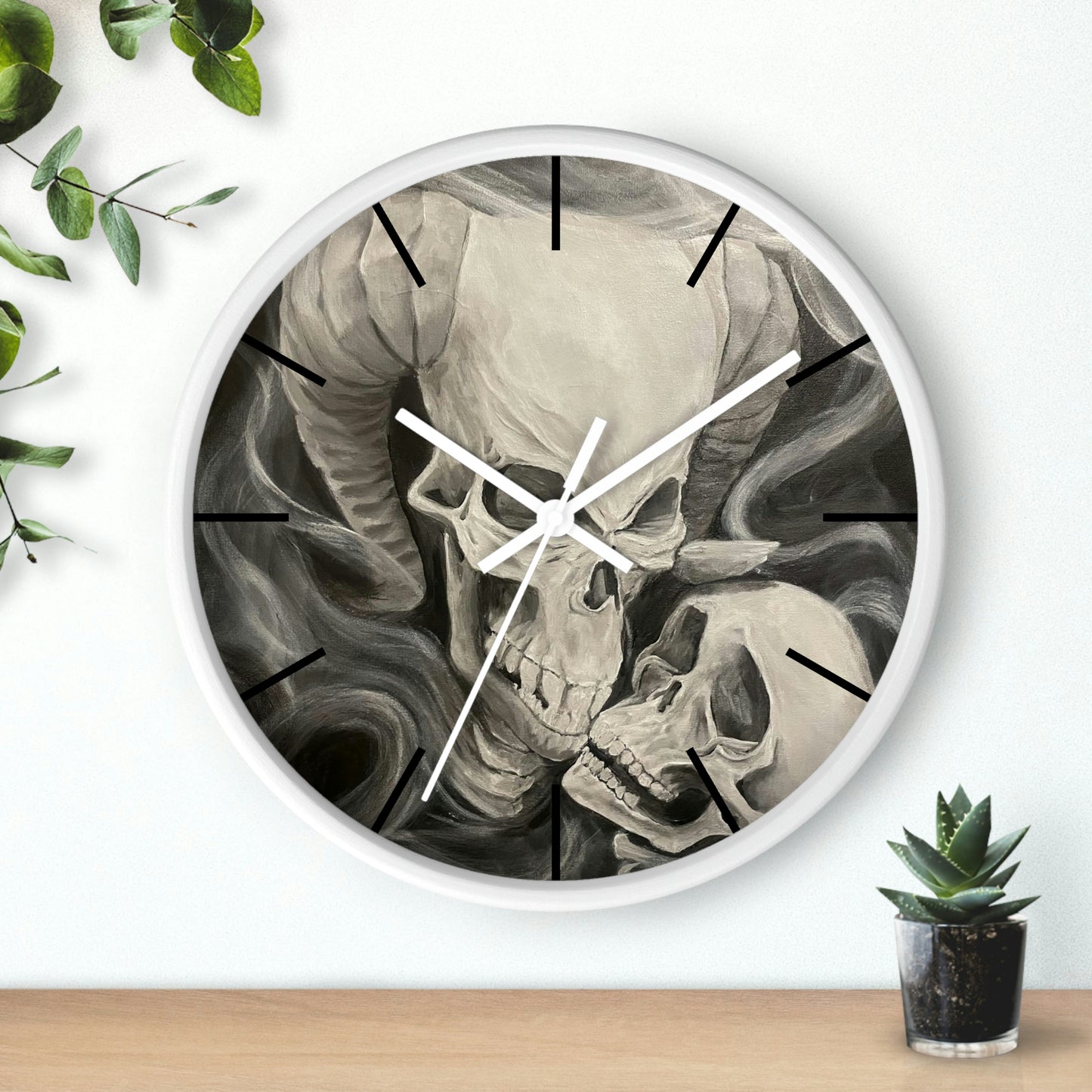 Skull Clock The Devil's Own