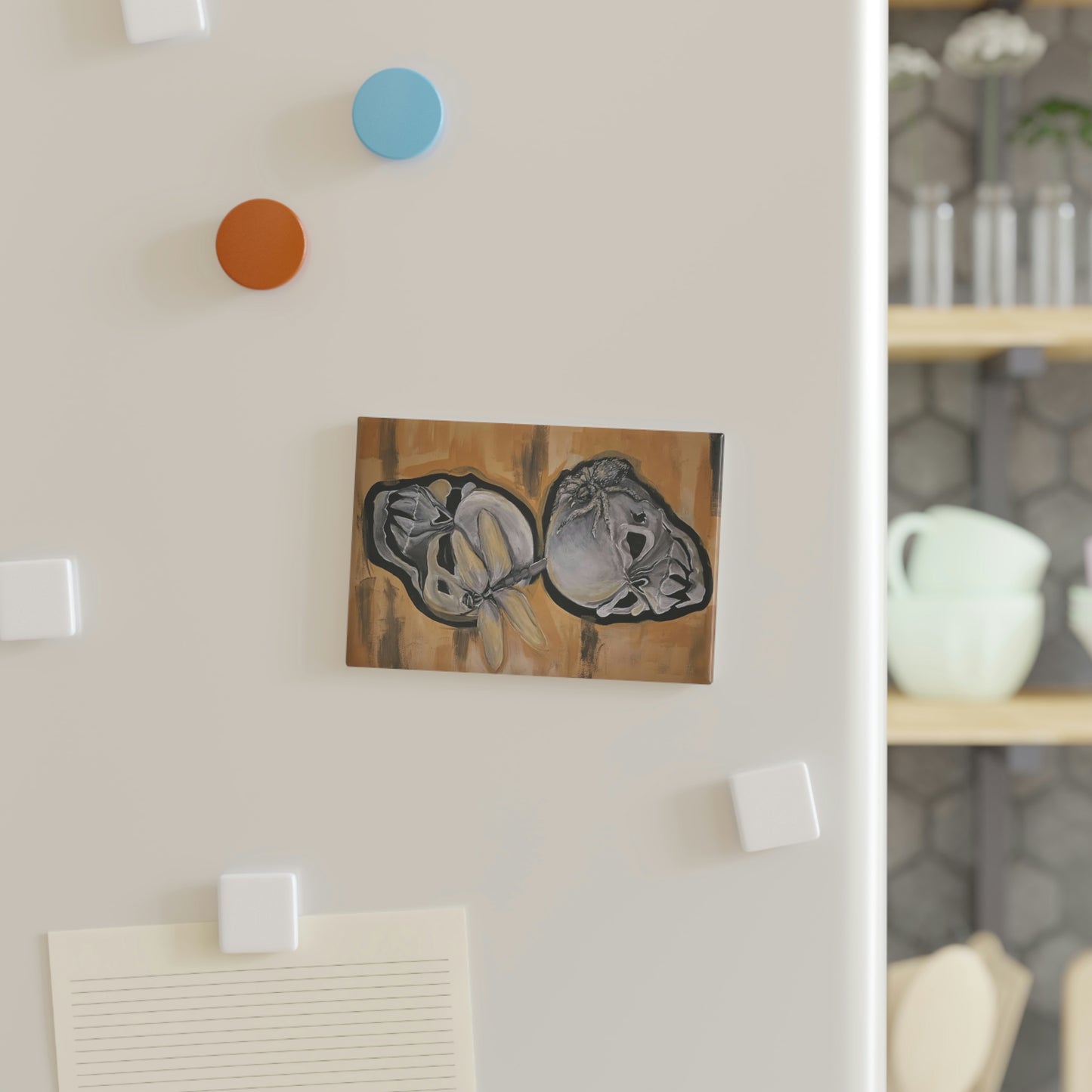 Skulls Magnet, Rectangle (1 pcs) Cheeky Buggers