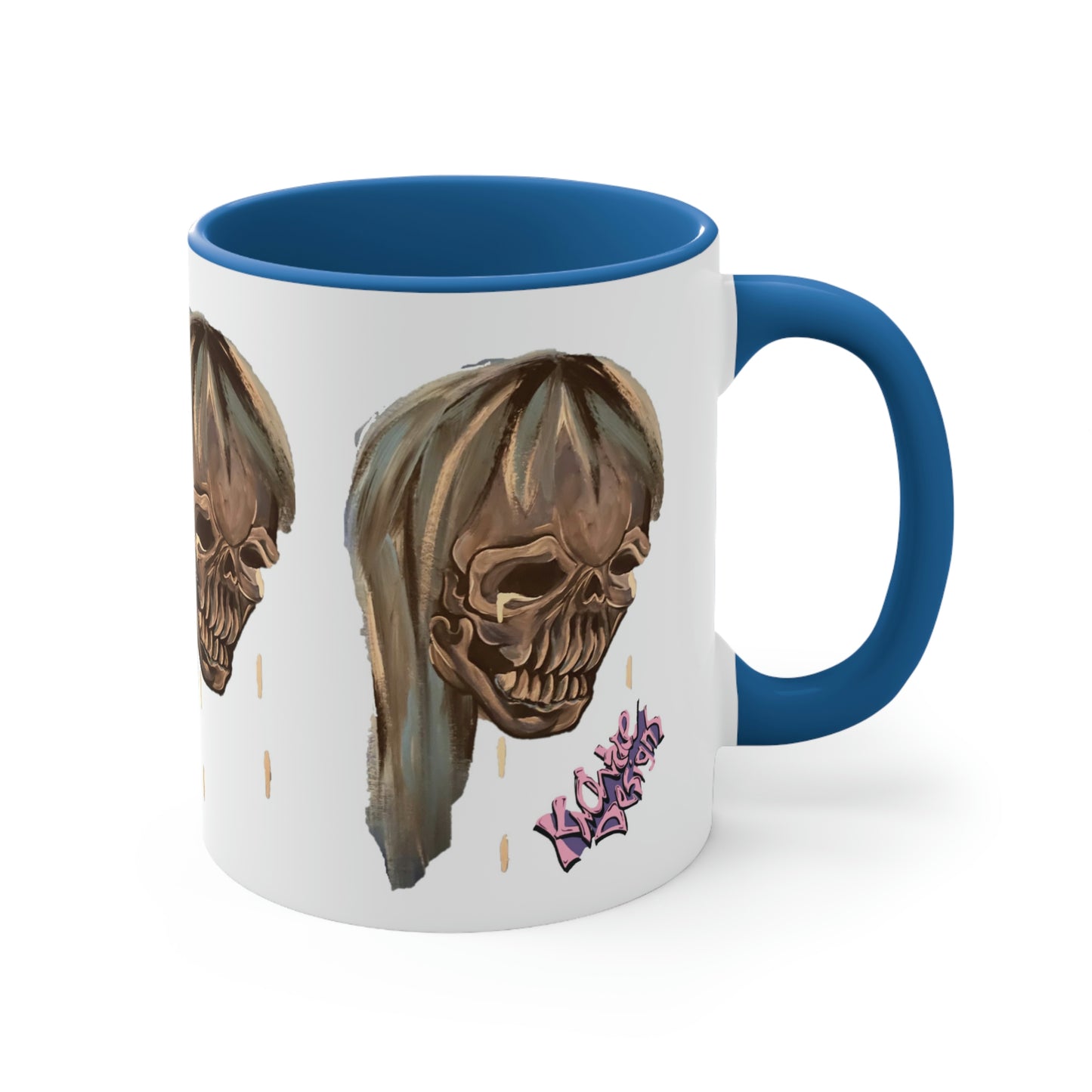 Skull Mug Baby Blue