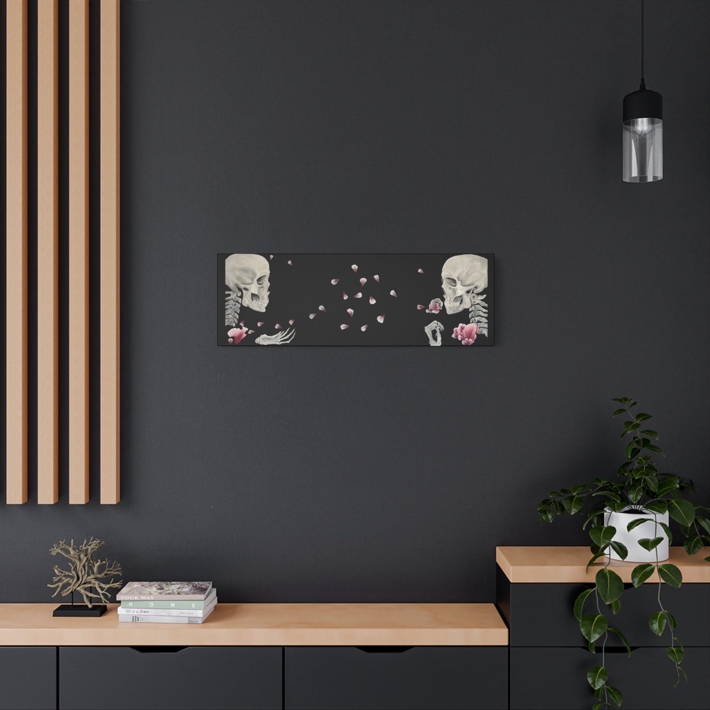 Skull Canvas Print Give and Receive