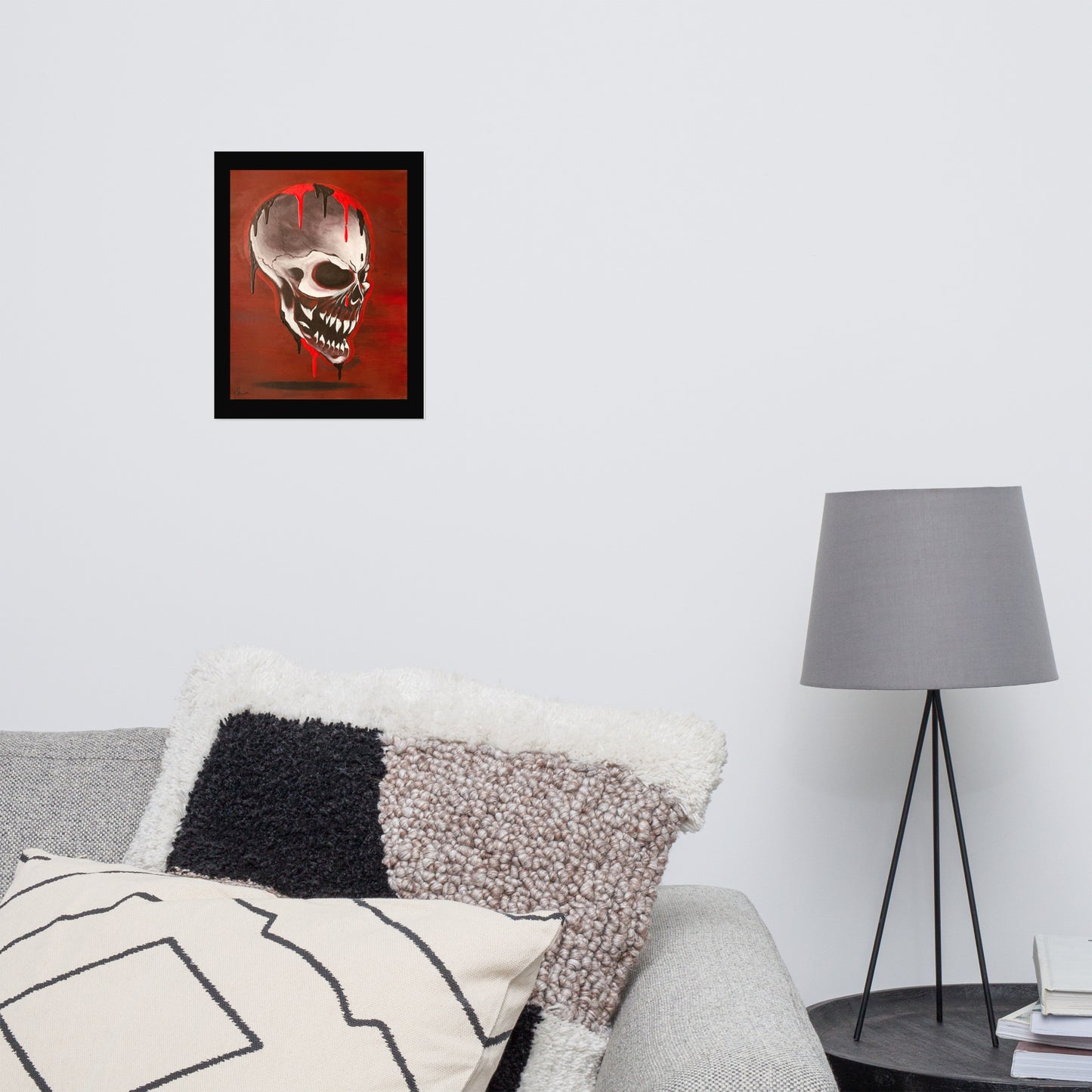 Skull Poster Redman