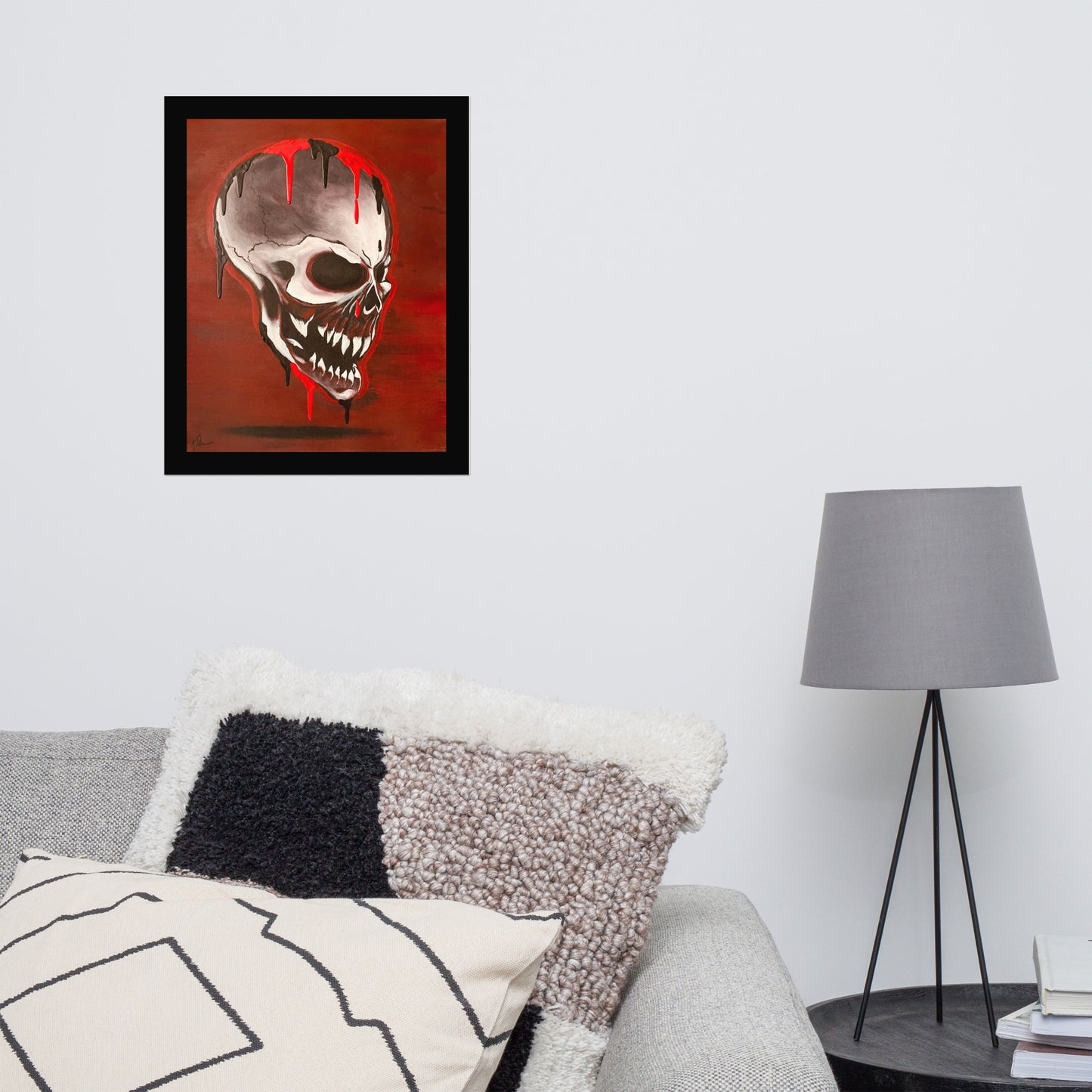 Skull Poster Redman