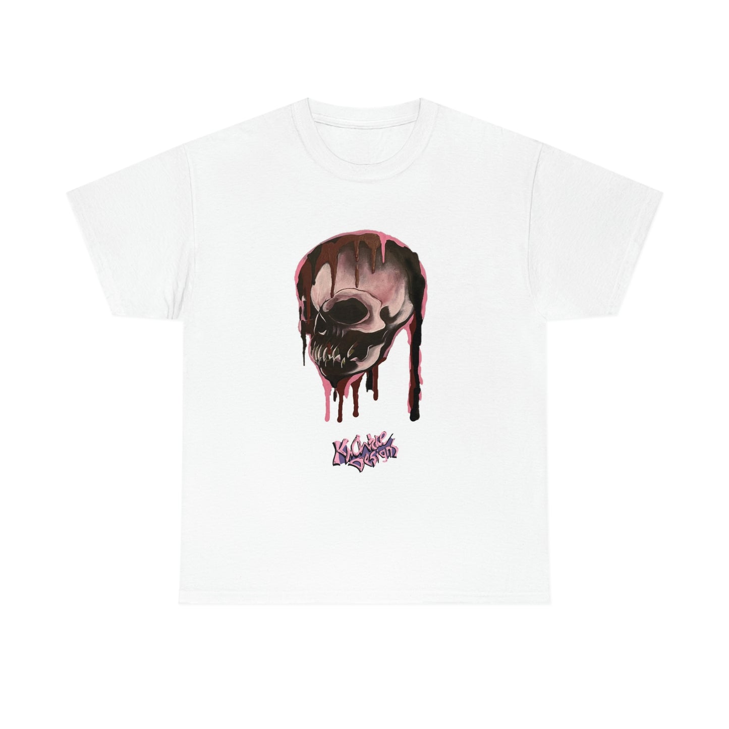 Skull T-shirt Pink Lady