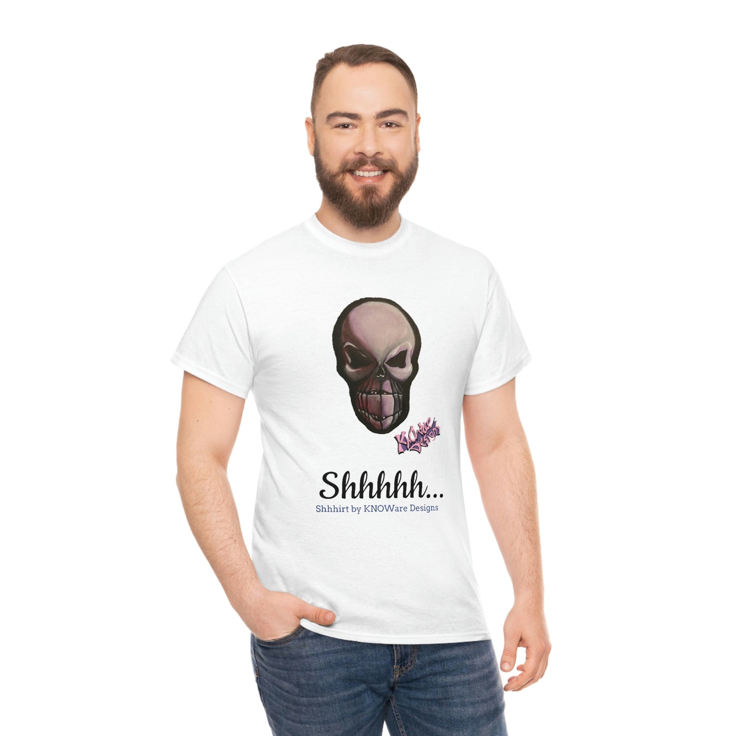 Skull T-Shirt Silenced Shhhirt