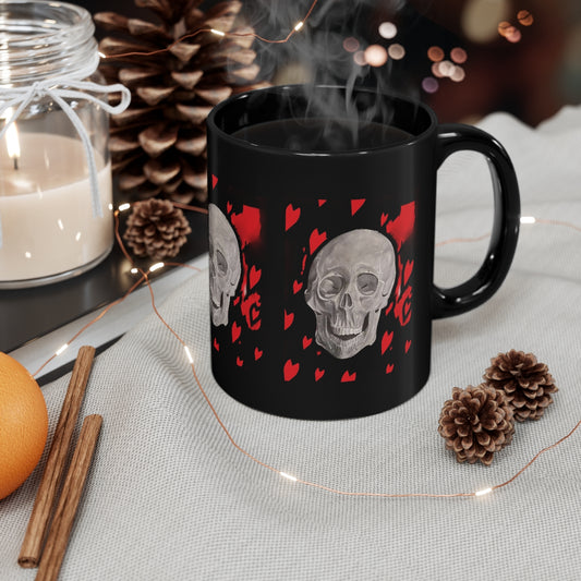 Skulls Mug Happy Hearts